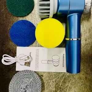 Blue Electric Cleaning Brush